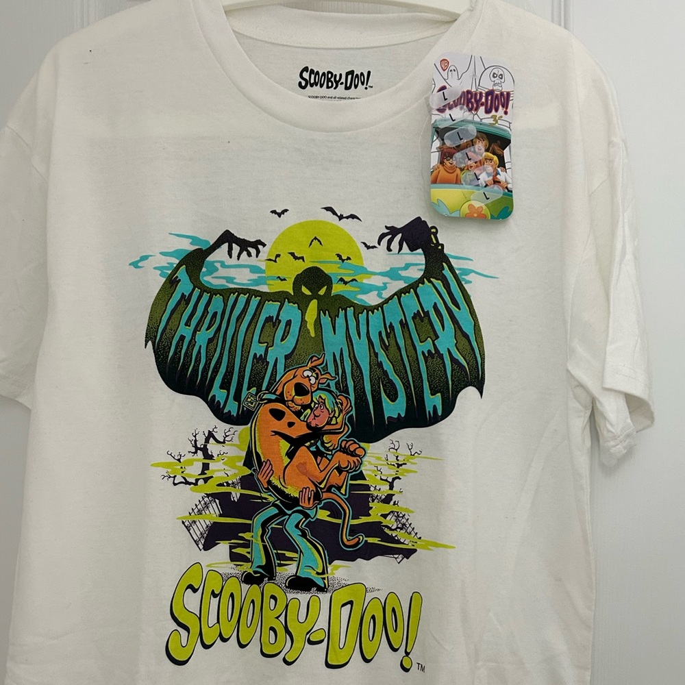 Scooby-Doo White Graphic T-Shirt